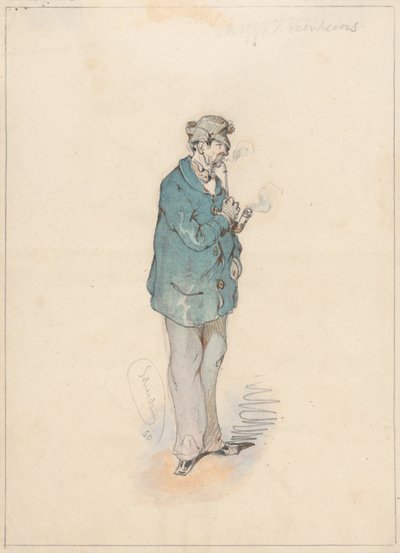 Man with a Pipe by Friedrich Carl von Scheidlin